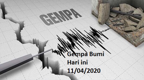 Gempa Bumi Hari ini, Melanda Wilayah Melonguane Barat Laut SULUT